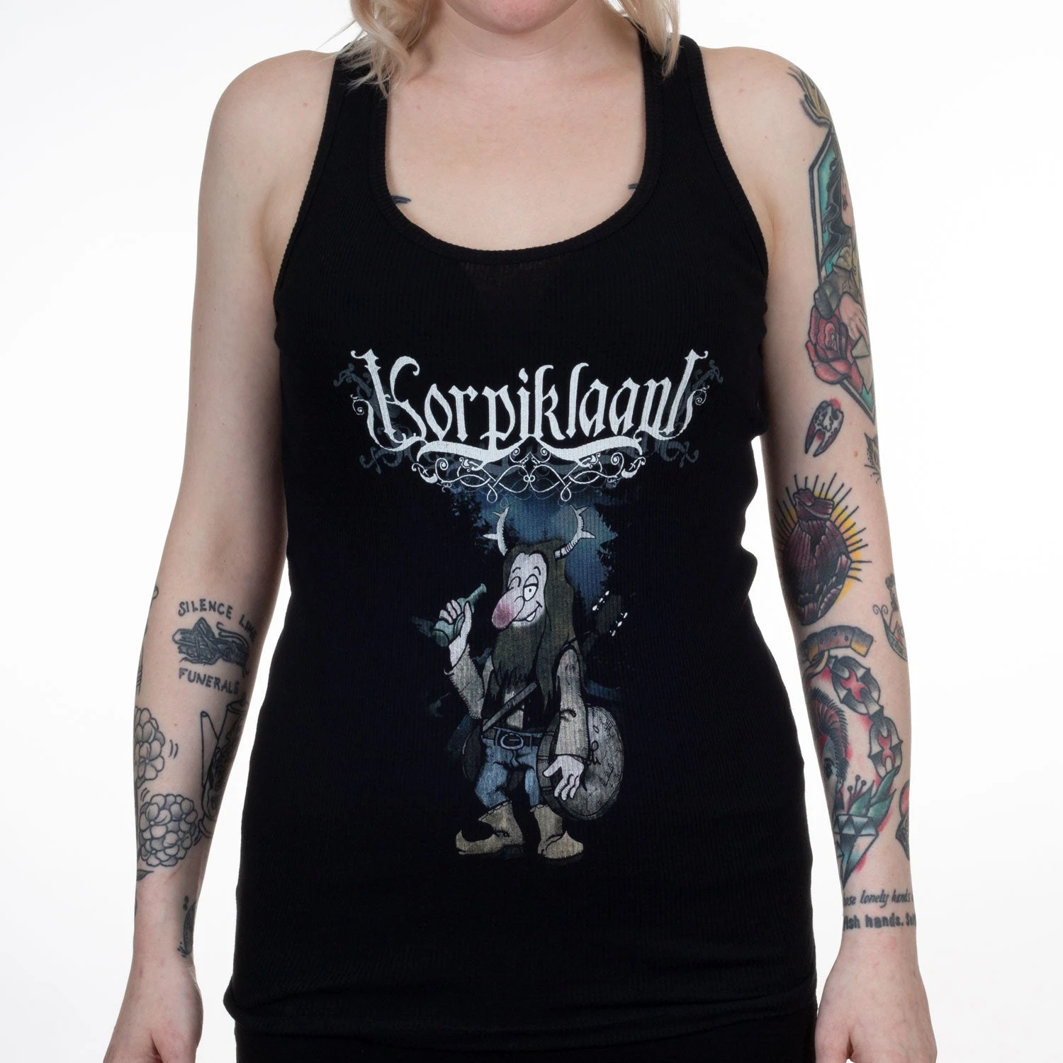 Korpiklaani "Happy Little Boozer" Girls Tank Top 4 Korpiklaani "Happy Little Boozer" Girls Tank Top - Image 2