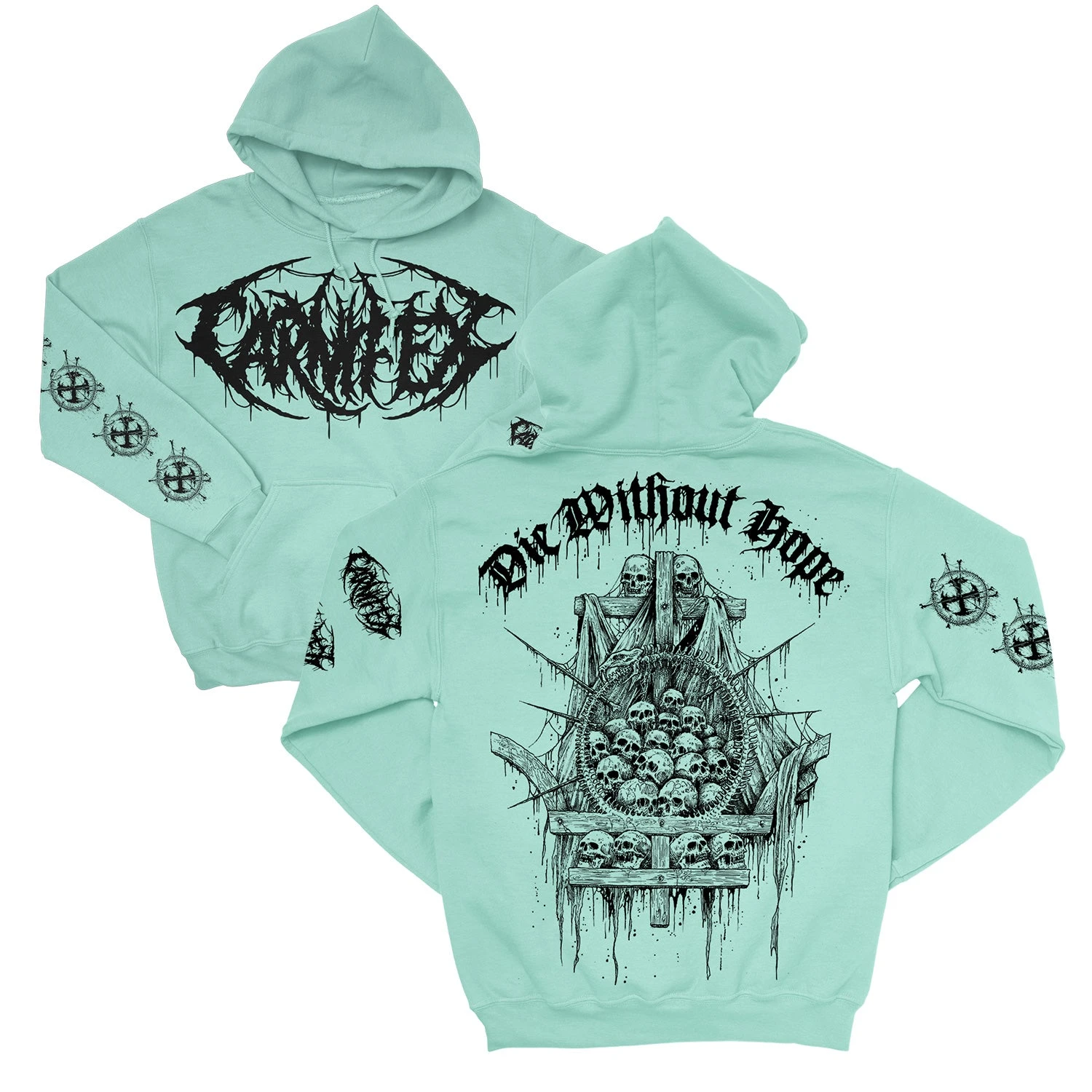 Carnifex "Die Without Hope" Pullover Hoodie 3 Carnifex "Die Without Hope" Pullover Hoodie