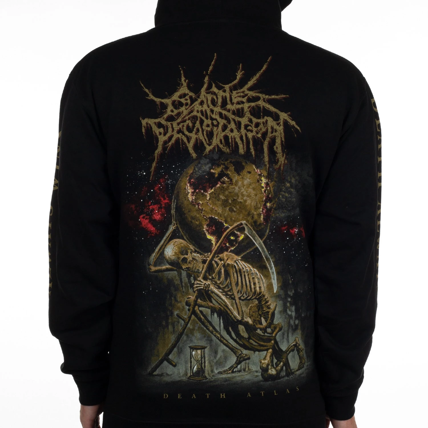 Cattle Decapitation "Death Atlas" Zip Hoodie 6 Cattle Decapitation "Death Atlas" Zip Hoodie - Image 4