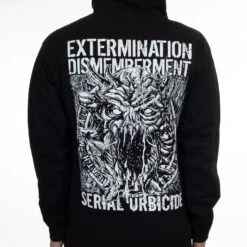 Extermination Dismemberment "Monster" Pullover Hoodie -Bandtees Store 1676795c815811f9bbf3b2c6d37e48a8