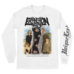 Extinction A.D. "Chaos, Collusion, Carnage & Propaganda (white)" Longsleeve