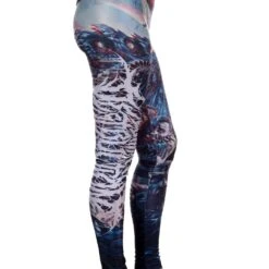Within Destruction "Deathwish" Leggings -Bandtees Store 215f0b5ea110d28060343eafb0407498