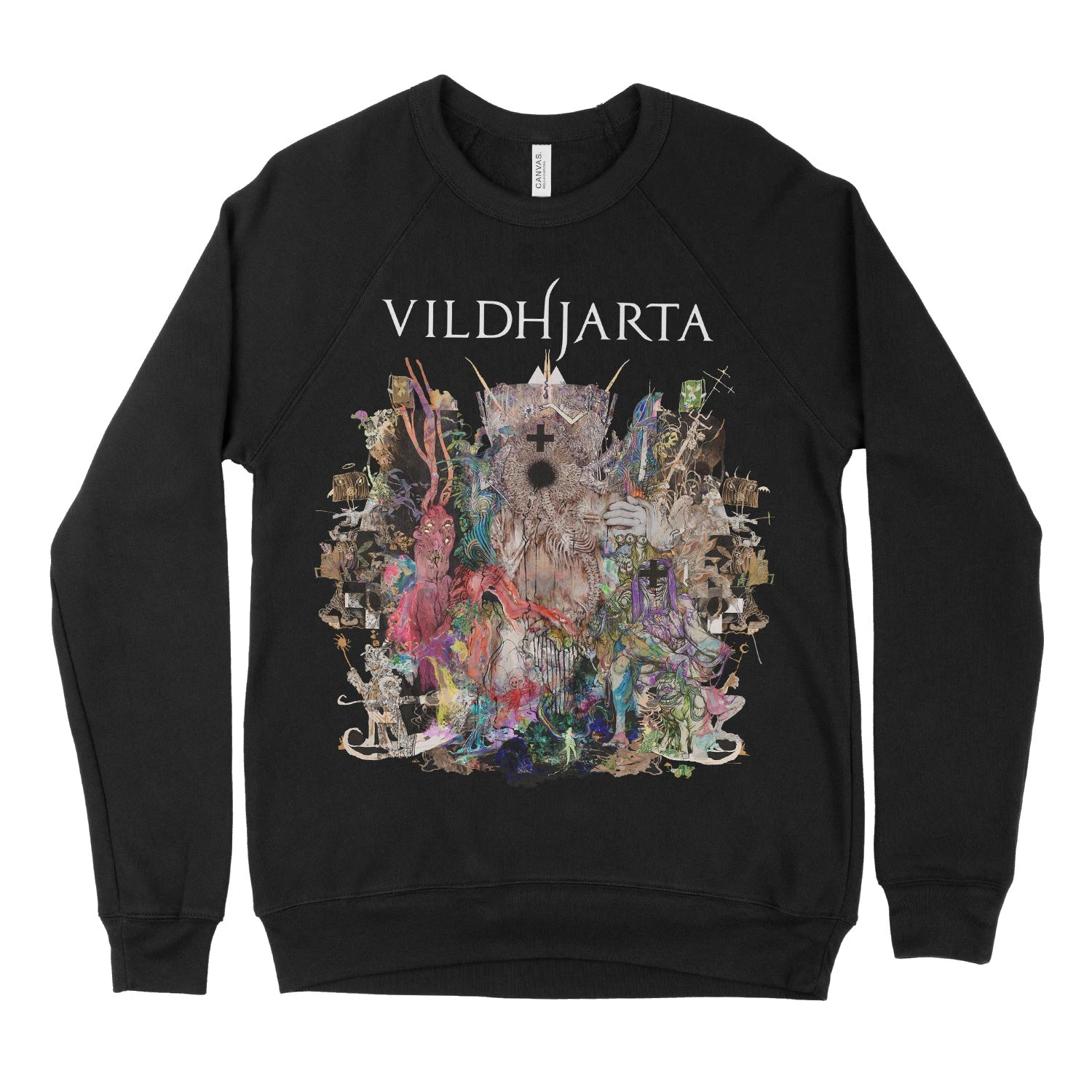 Vildhjarta "+ Kristallfågel +" Crewneck Sweatshirt 3 Vildhjarta "+ Kristallfågel +" Crewneck Sweatshirt
