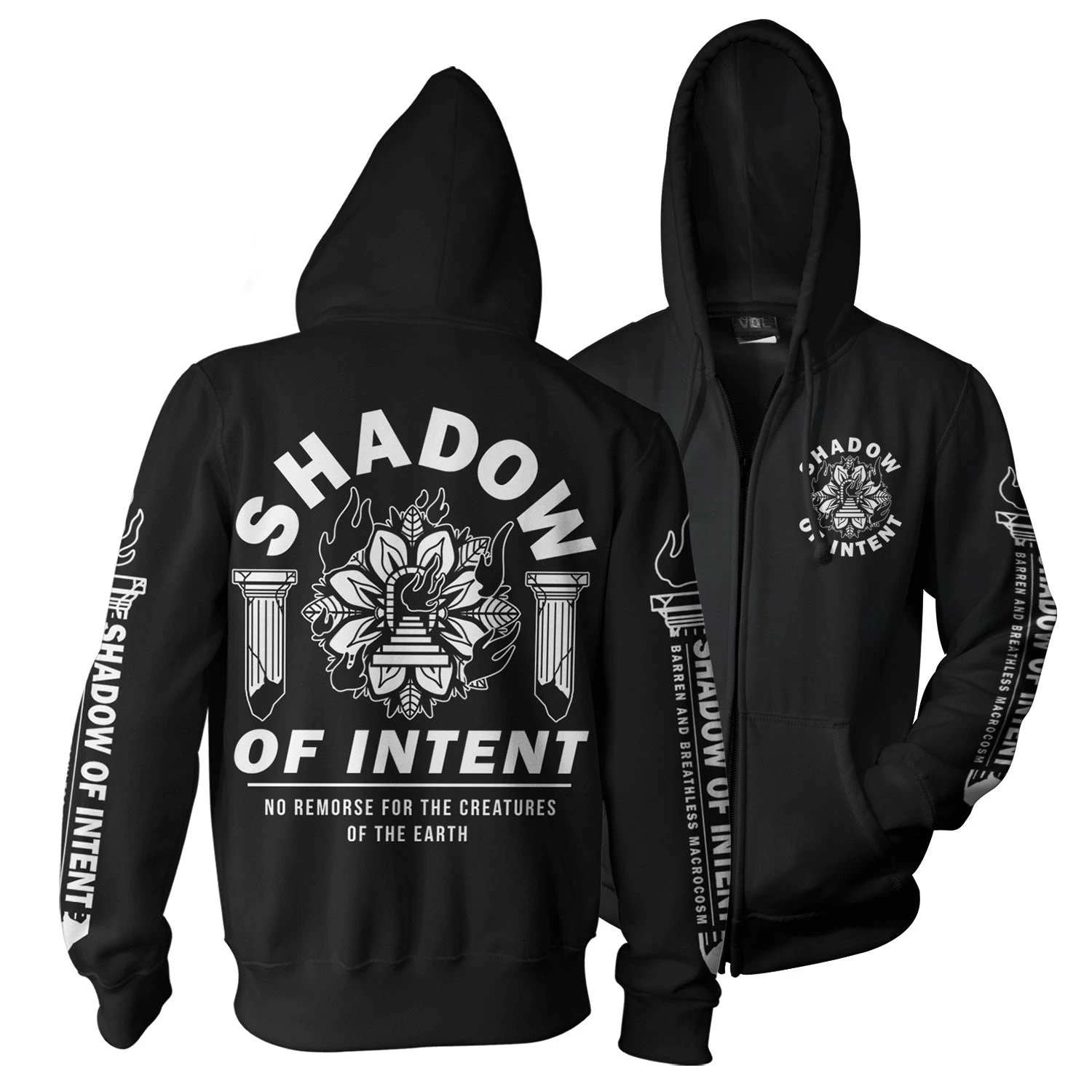 Shadow Of Intent "No Remorse" Zip Hoodie 3 Shadow Of Intent "No Remorse" Zip Hoodie