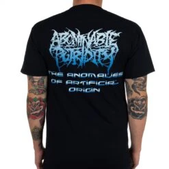 Abominable Putridity "The Anomalies Of Artificial Origin" T-Shirt -Bandtees Store 2ce80d69002f99f9f8c63594685c3471