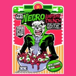 Necro "Cerial Box" Girls T-shirt -Bandtees Store 39b72271473866dc13e38b82981e7f48