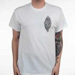 Unique Leader Records "Alrekr Demon/Jamie Christ Colab (White)" T-Shirt -Bandtees Store 3f4d230d22dbb3893cf4e6a9031ad791