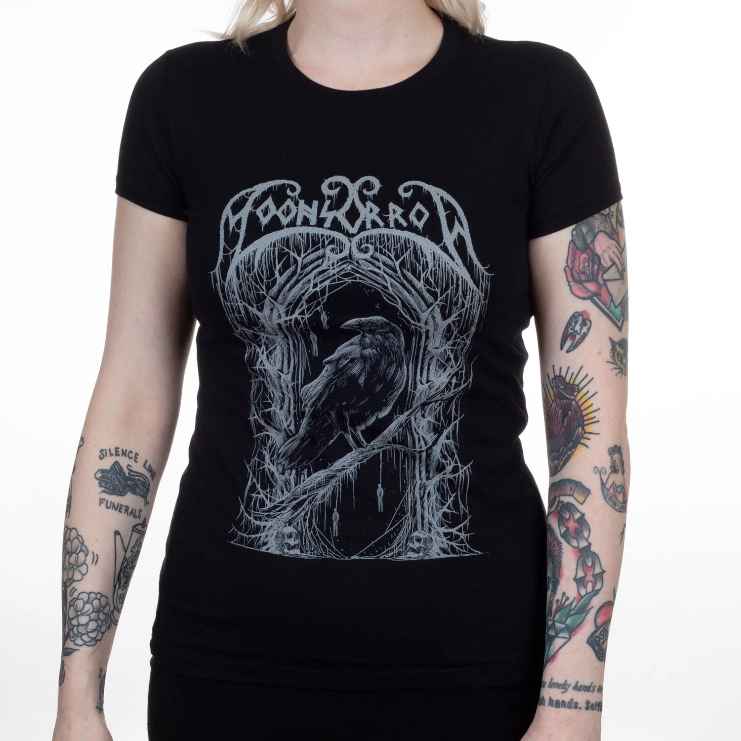 Moonsorrow "Crow" Girls T-shirt 4 Moonsorrow "Crow" Girls T-shirt - Image 2