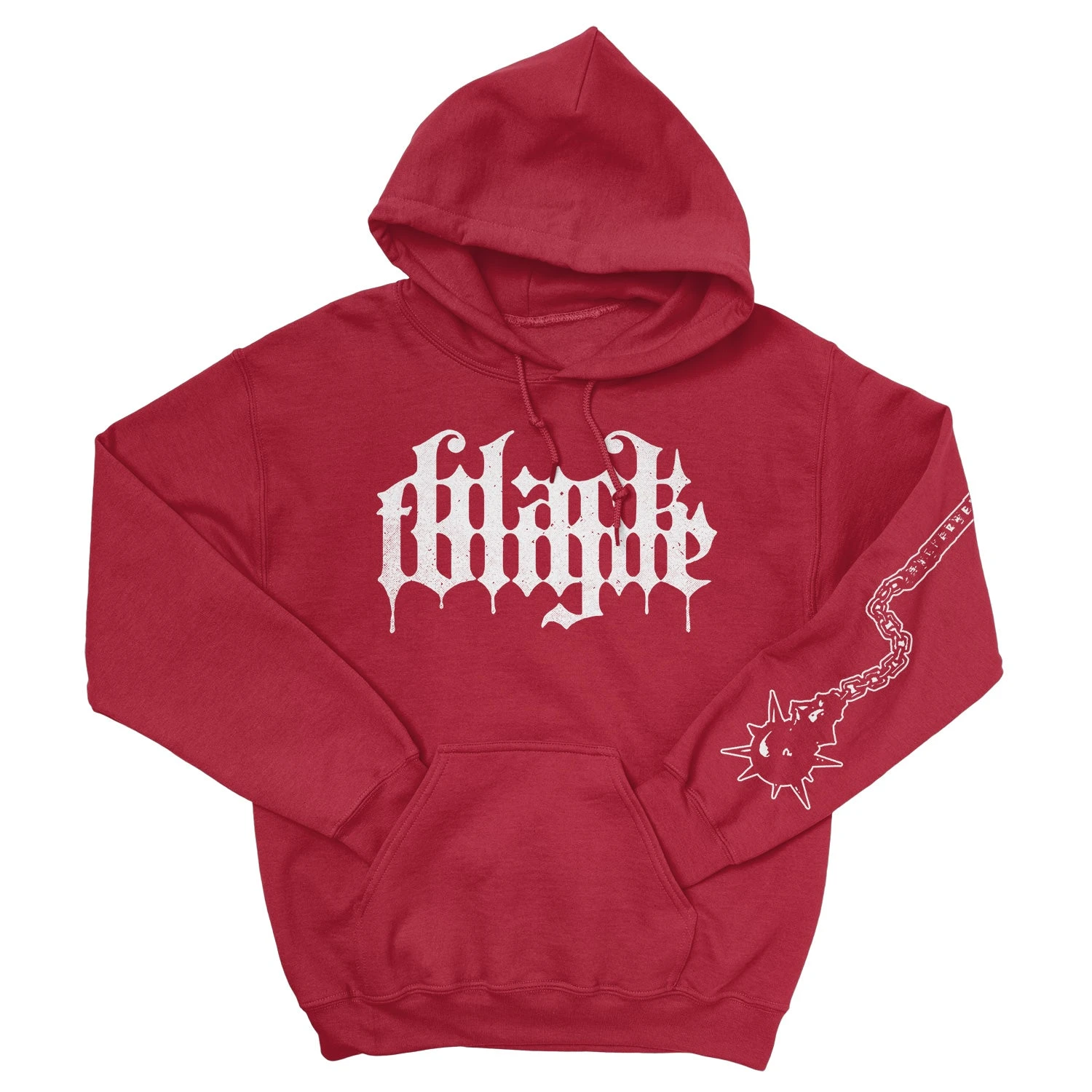 Black Tongue "Mace And Chain" Pullover Hoodie 3 Black Tongue "Mace And Chain" Pullover Hoodie
