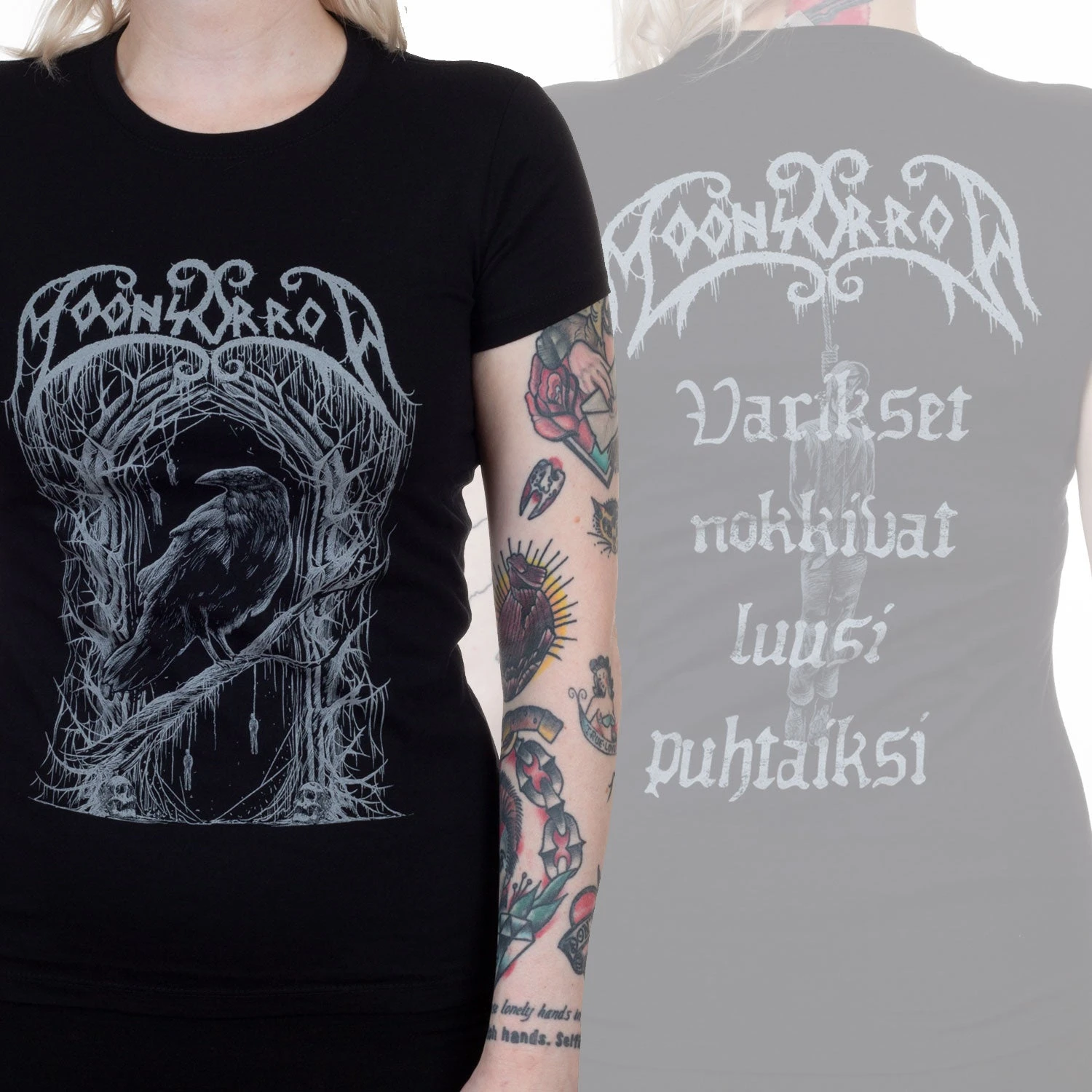 Moonsorrow "Crow" Girls T-shirt 3 Moonsorrow "Crow" Girls T-shirt