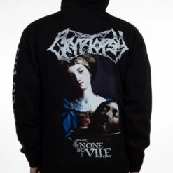 Cryptopsy "None So Vile" Zip Hoodie -Bandtees Store 6a94d03e1e58d883e71ad1310a971ec9