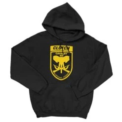 Clutch "Cavalry" Pullover Hoodie -Bandtees Store 6d93f443c96c62ec4bdb844b654abfb5