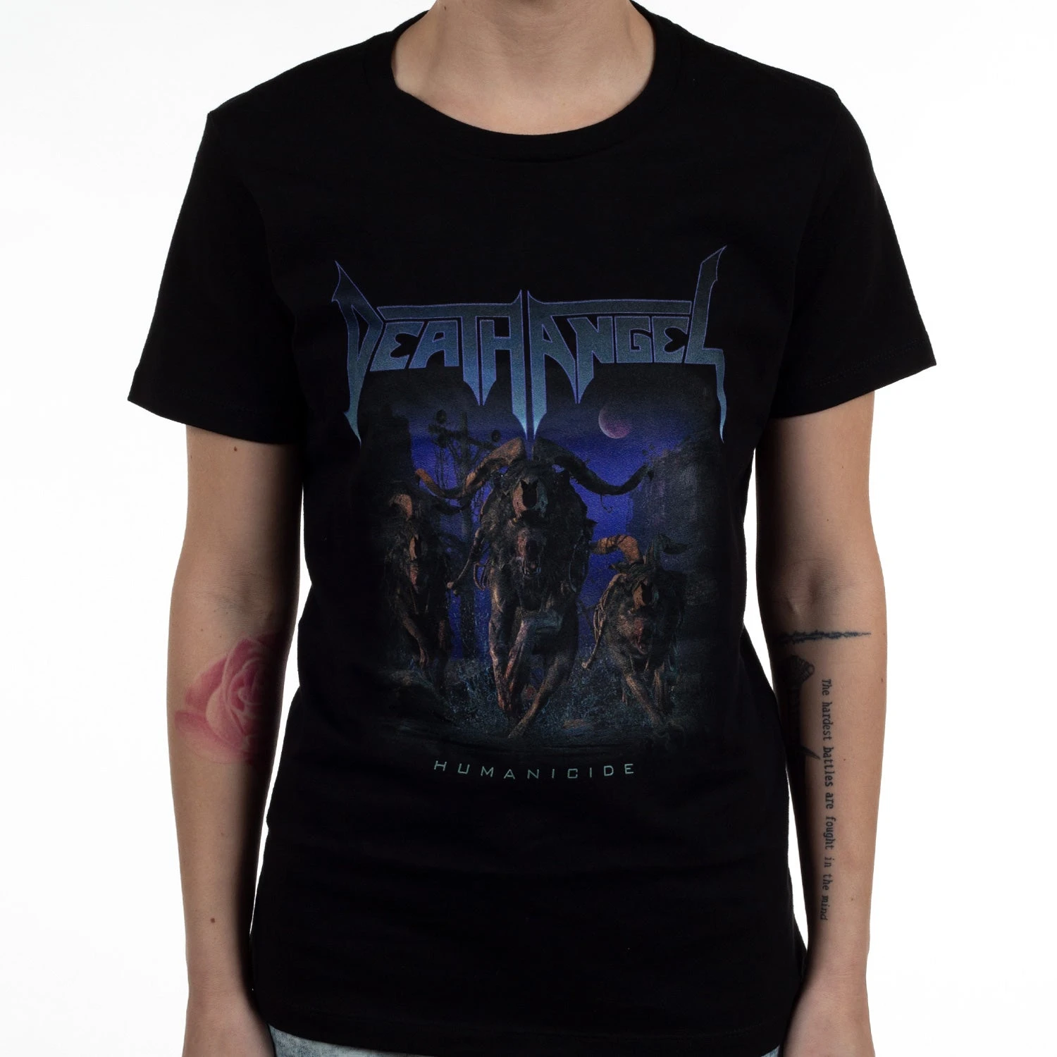 Death Angel "Humanicide" Girls T-shirt 3 Death Angel "Humanicide" Girls T-shirt