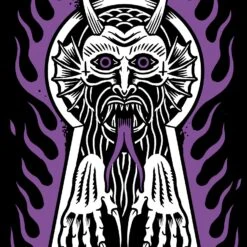 Necro "Fire Demon" Girls Tank Top -Bandtees Store 6f939547069dddb680ad2f1b55011236