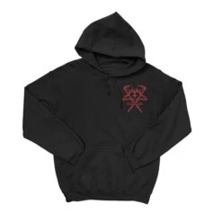 Lorna Shore "Crimson Death" Pullover Hoodie -Bandtees Store 74b653332936848efa3a4a39d5f46228