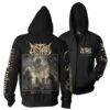 Distant "Aeons Of Oblivion" Zip Hoodie -Bandtees Store 820a6d38fe3e6b06fe872e36cd362b31