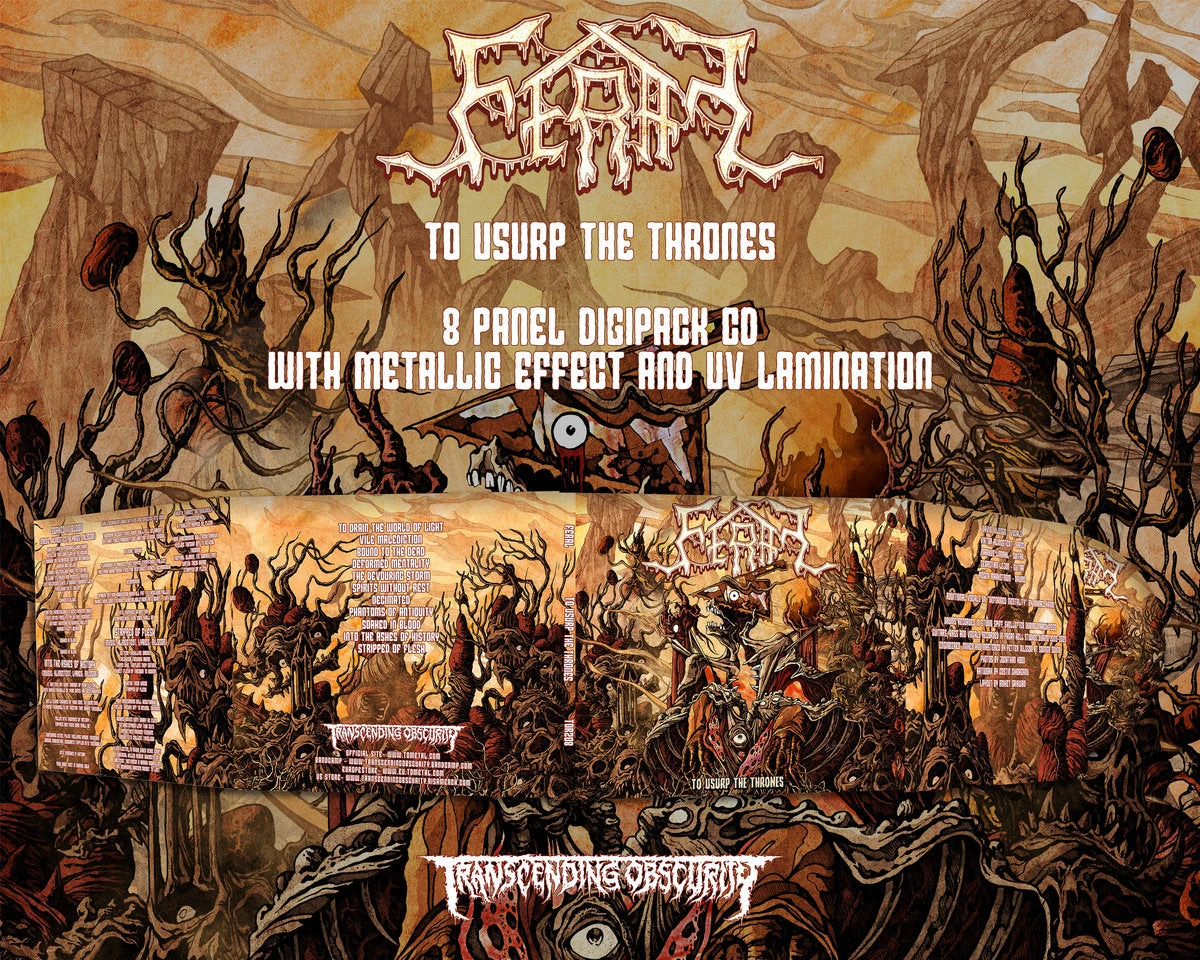 Feral "To Usurp The Thrones" Hand-numbered Edition CD 3 Feral "To Usurp The Thrones" Hand-numbered Edition CD