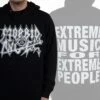 Morbid Angel "Extreme Music" Pullover Hoodie -Bandtees Store 871b21e904b20ae23347c61aca46c072