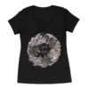 Shawn James "Wolf Triad V-Neck" Girls T-shirt -Bandtees Store 987b698aae7151359934fc0770993a70