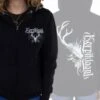 Korpiklaani "Skull" Girls Zipup Hoodie 1 Korpiklaani "Skull" Girls Zipup Hoodie -Bandtees Store 9a3a72f637c81925c9699e78adef0065