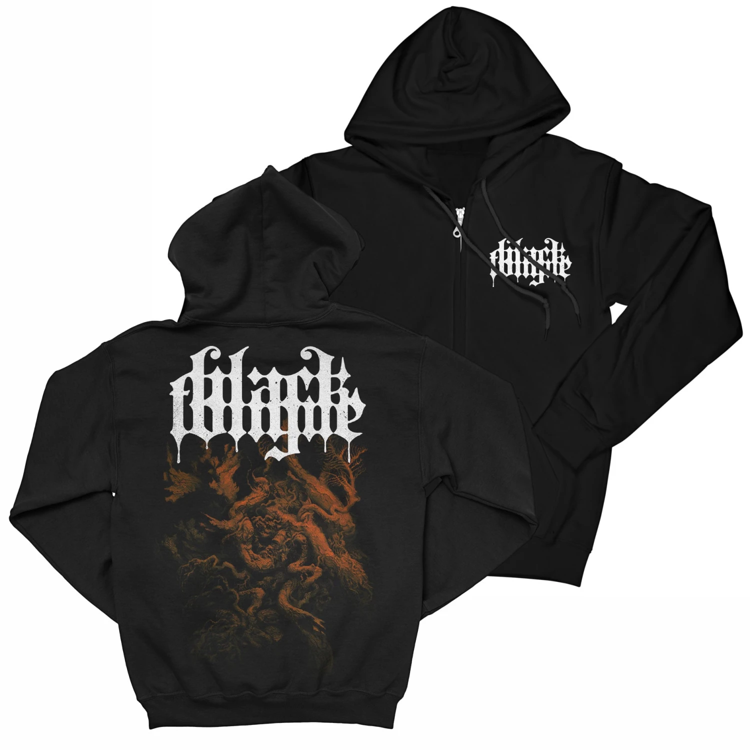 Black Tongue "Nadir" Zip Hoodie 3 Black Tongue "Nadir" Zip Hoodie