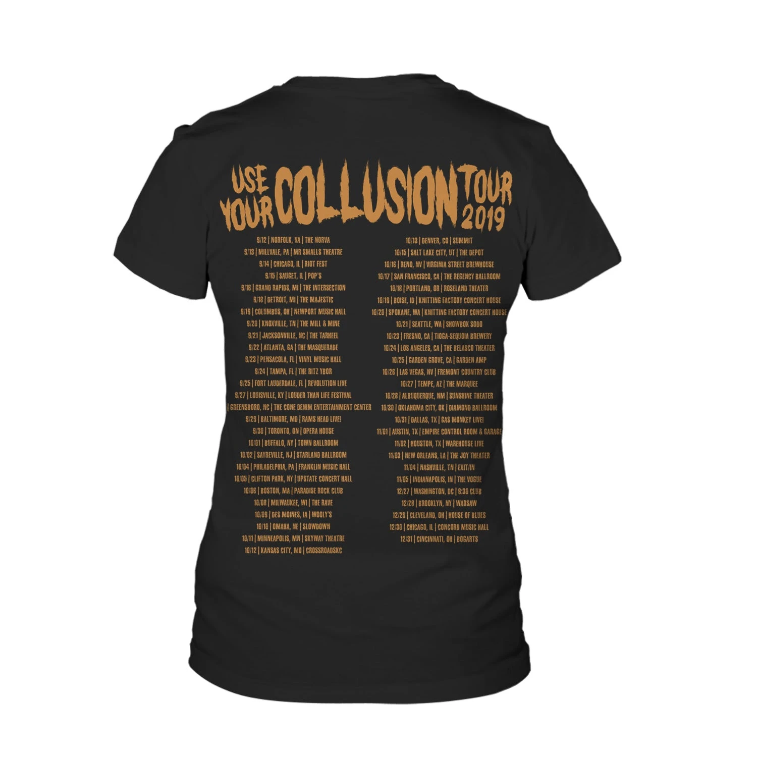 Gwar "The Blood Of Gods Album Art 2019 Tour" Girls T-shirt 5 Gwar "The Blood Of Gods Album Art 2019 Tour" Girls T-shirt - Image 3