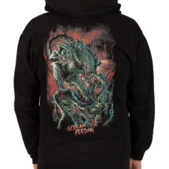 Archspire "Scream Feeding" Zip Hoodie -Bandtees Store b65f25e85887e0a0f38de0edfff89146