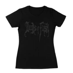 Deeds Of Flesh "Black Logo" Girls T-shirt