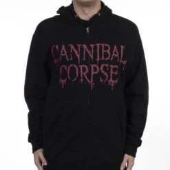 Cannibal Corpse "Butchered At Birth" Zip Hoodie -Bandtees Store d160942c7fce7b3a1fac520ab6c74c99