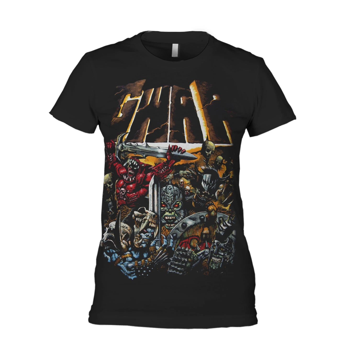 Gwar "The Blood Of Gods Album Art 2019 Tour" Girls T-shirt 4 Gwar "The Blood Of Gods Album Art 2019 Tour" Girls T-shirt - Image 2