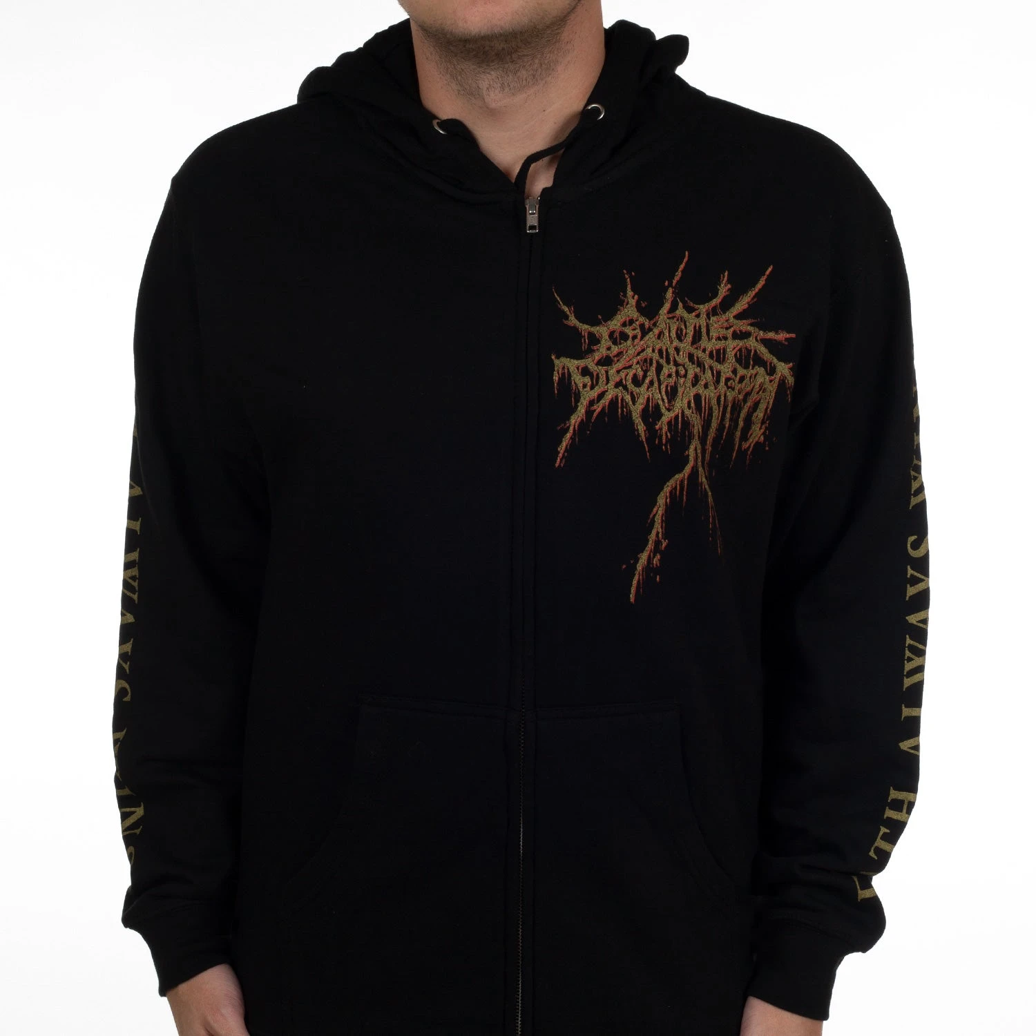 Cattle Decapitation "Death Atlas" Zip Hoodie 4 Cattle Decapitation "Death Atlas" Zip Hoodie - Image 2