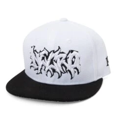 Necro "Graffiti Death Metal (White/Black)" Hat -Bandtees Store fb14a02b412b136d921760c110c8e943